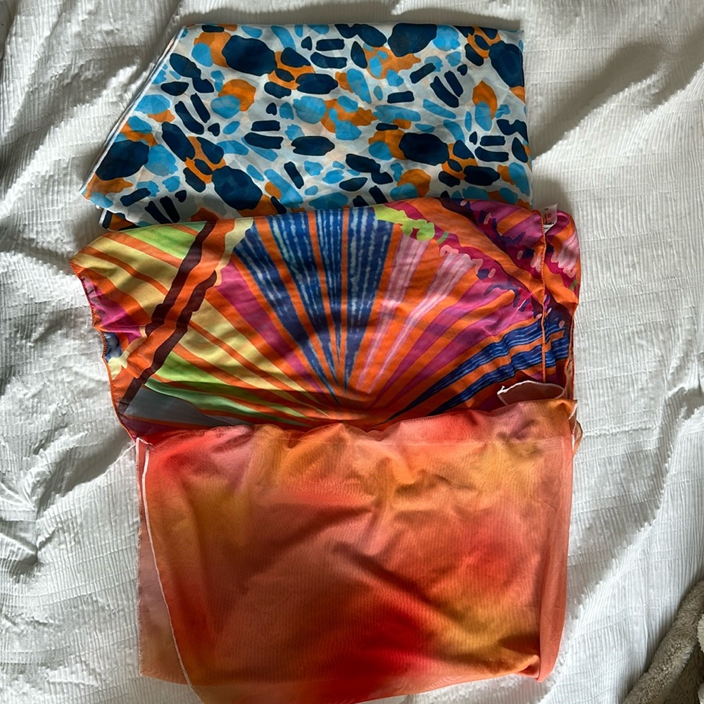 3 SHEIN sarongs